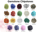 Black Onyx Gemstone Chipstones - www.blissfulagate.com