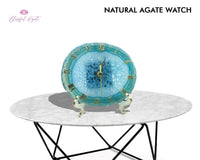 Agate Clock - www.blissfulagate.com