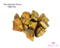 Tiger Eye Raw Natural Stones Set - www.blissfulagate.com