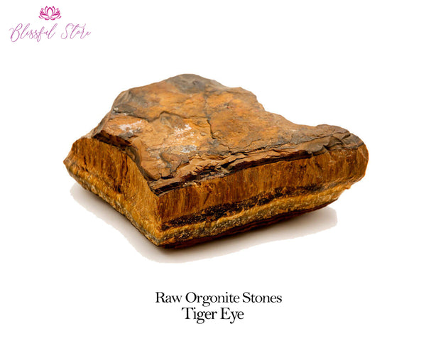 Tiger Eye Raw Natural Stones Set - www.blissfulagate.com