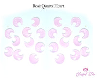 Hand Carved Rose Quartz Gemstone - www.blissfulagate.com