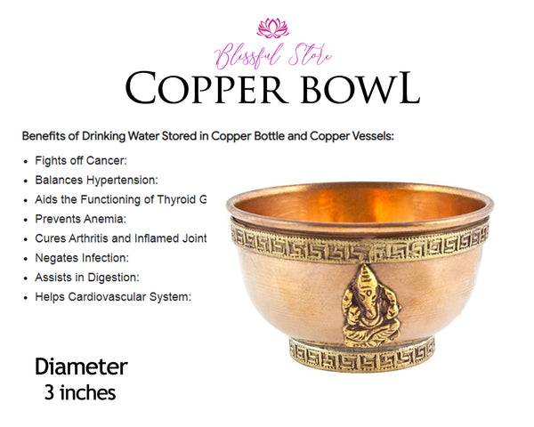 Copper Bowl Ritual Altar Smudge - www.blissfulagate.com
