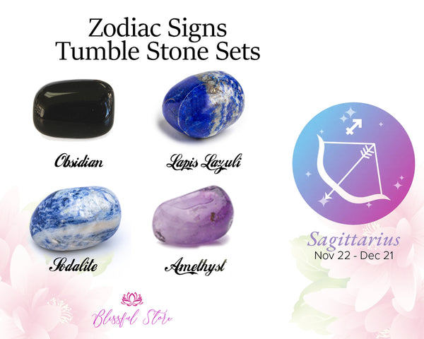 Zodiac Signs Tumble Stone Sets ( Sagittarius )