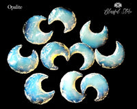 Opalite Crescent Moon - www.blissfulagate.com