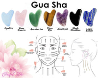 Jade Guasha Natural Massaging Stone Tool