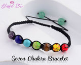 Seven Chakra Beads Woven Bracelet