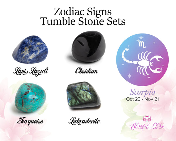Zodiac Signs Tumble Stone Sets ( Scorpio )