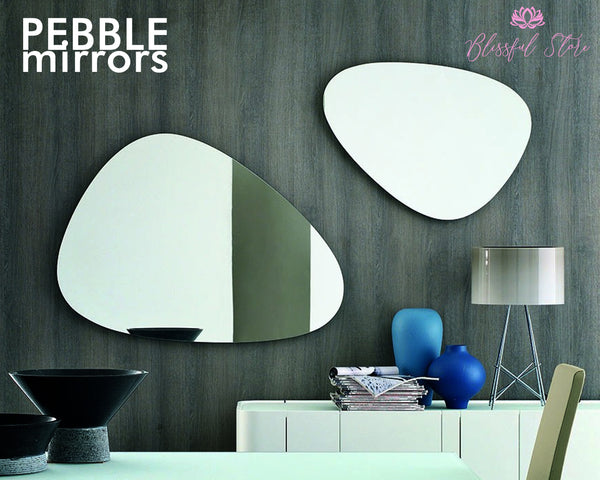 Pebble Mirrors Interior Design Hanging Wall
