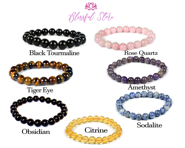 Gemstone Bracelets - www.blissfulagate.com