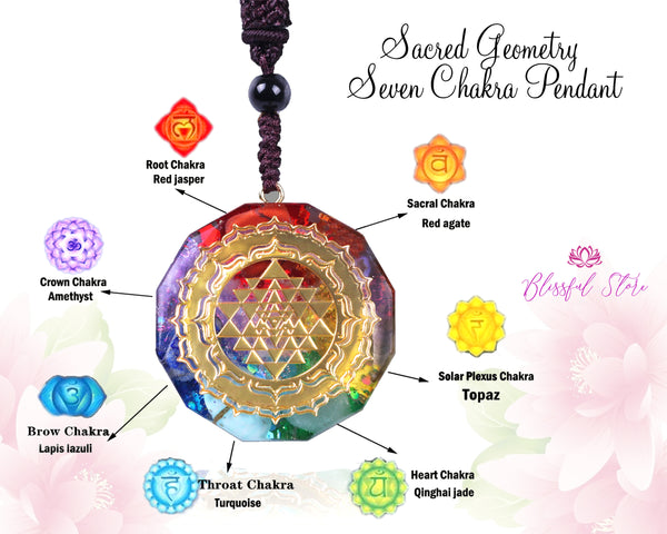Seven Chakra Sacred Pendant