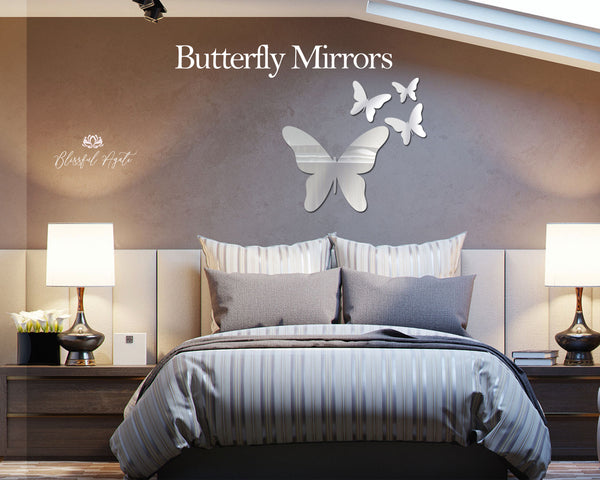 Butterfly Mirrors - www.blissfulagate.com