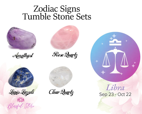 Zodiac Signs Tumble Stone Sets ( Libra )