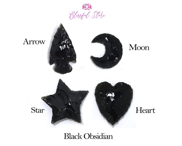 Hand Carved Obsidian Gemstone - www.blissfulagate.com