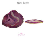 Agate Coaster Pink