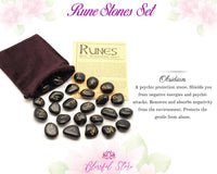 Carnelian Rune Stone Set - www.blissfulagate.com