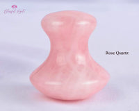 Rose Quartz Mushroom Gua Sha - www.blissfulagate.com