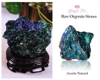 Azurite Raw Natural Stones Set - www.blissfulagate.com