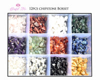 Set of 12 Raw Crystals Stones Reiki Home Decors Set