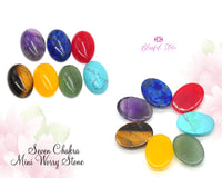 Seven Chakra Mini Worry Stones.