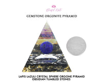 Lapis Lazuli Mix Crystal Gemstone EMF Pyramids.