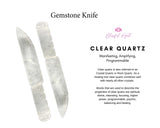 Clear Quartz Knife. - www.blissfulagate.com