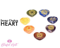 Seven Chakra Reiki Healing Gemstone Circle Shape - www.blissfulagate.com