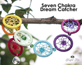 Seven Chakra Dream Catcher Wall Hanging
