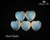 Opalite Heart Gemstone. - www.blissfulagate.com
