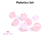 Seven Chakra Platonic Solids Sacred Geometric Set - www.blissfulagate.com