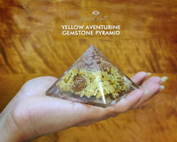 Yellow Aventurine EMF Pyramids.