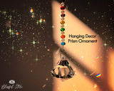 Rainbow Beads Crystal Sun Catcher Diamond Ornament - www.blissfulagate.com