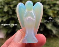 Opalite Stone Angel Fengshui Angel 5.5 cm