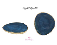 Agate Coaster Dark Blue