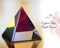 Paper Weight Egyptian Pyramid.