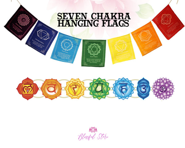 Seven Chakra Prayer Flag Tibetan Flags