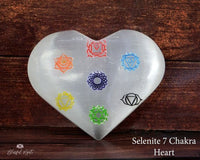 Selenite Engraved Heart - www.blissfulagate.com