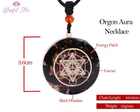 Obsidian  Orgonite Pendant - www.blissfulagate.com