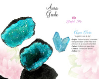 Aura Geodes - www.blissfulagate.com