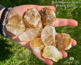 Golden Quartz Raw Natural Stones Set - www.blissfulagate.com