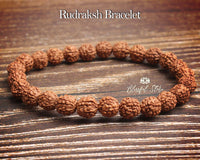 Rudraksha Beaded Bracelet.
