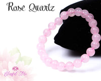Genuine Love Bracelet Rose Quartz 8 mm Bracelet