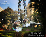Crystal Beads Crystal Sun Catcher Hanging Ornament - www.blissfulagate.com