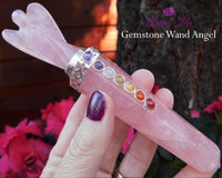 Gemstone Angel Wand - www.blissfulagate.com