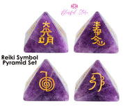 Seven Chakra Reiki Symbol Pyramids
