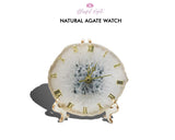 Agate Table Clock - www.blissfulagate.com