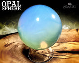 Full Moon Charged Opalite Sphere - www.blissfulagate.com
