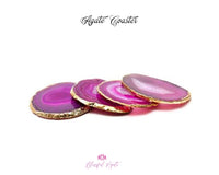 Agate Coaster Pink