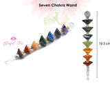 Seven Chakra Pyramid Wand
