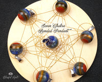 Seven Chakra Bonded Pendant ( Sphere )