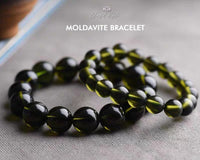 Moldavite Bracelet. - www.blissfulagate.com